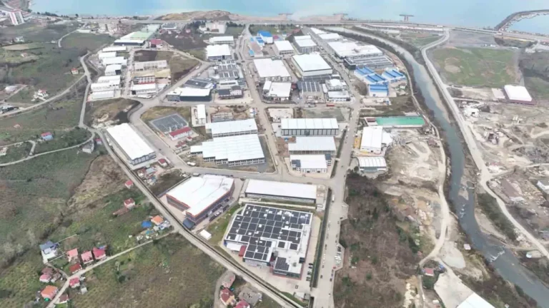Giresun’da Sanayi ve Teknoloji Bakanlığı desteğiyle Organize Sanayi Bölgelerine sağlanan