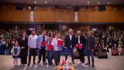 Samsun Ondokuz Mayıs Üniversitesi (OMÜ) Gençlik Topluluğunca düzenlenen "Perdeden Kampüse"