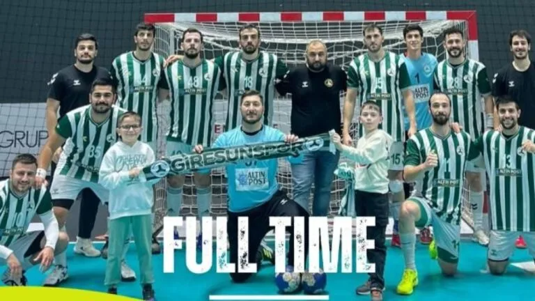 Altın Post Giresunspor Rize’den Galibiyetle Döndü Türkiye Hentbol Federasyonu Ardventure Erkekler Süper Ligi’nde mücadele eden Altın