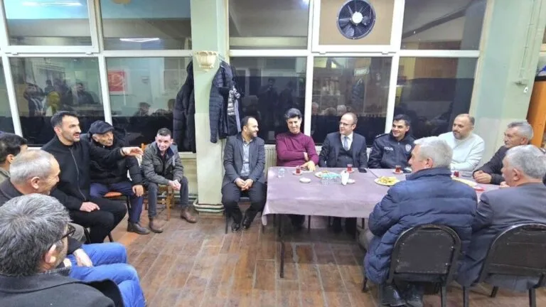 Alucra Kaymakamı Emrah Azman, halkla buluşma programları kapsamında bu kez