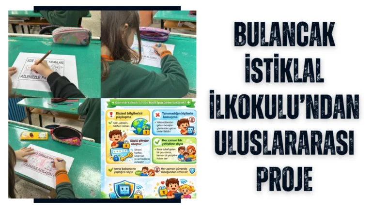 Bulancak İstiklal İlkokulu, eTwinning platformunda yürütülen uluslararası bir projeyle öğrencilerini