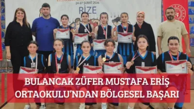 Bulancak Züfer Mustafa Eriş Ortaokulu Kız Basketbol Takımı, Rize’de düzenlenen