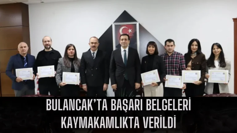 Bulancak Kaymakamı Ömer Faruk Tuncer, ilçede eğitim alanında yürütülen başarılı