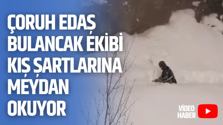 Kış mevsiminin sert geçtiği günlerde sahada görev yapan ekipler, vatandaşların