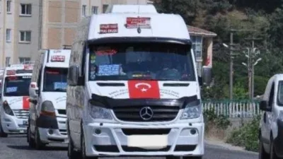 Aksu Mahallesinde bulunan Giresun Memur-Sen de oturan vatandaşların haklı dolmuş