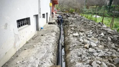Giresun’un Aydınlar mahallesine yeni kanalizasyon hattı