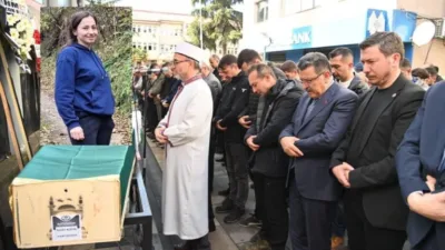 Giresunlu uzman çavuştan eşine son veda