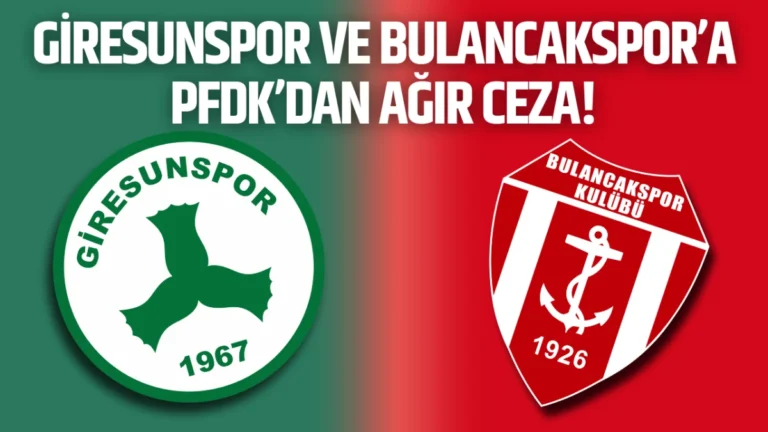 Profesyonel Futbol Disiplin Kurulu (PFDK), 22 Şubat 2026’da oynanan Artvin