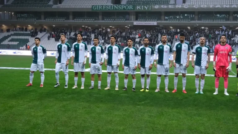 Giresunspor’un dipten çıkış mücadelesi