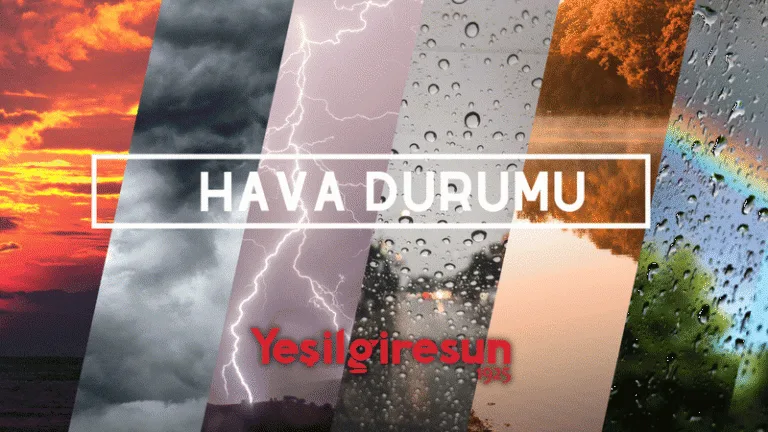 Giresun’da Hafta Sonu Hava Durumu: Yağış ve Sıcaklık Düşüşü Bekleniyor Giresun'da hafta sonu hava durumu değişiyor: Cumartesi bulutlu, Pazar günü