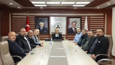 Giresun Valisi Mustafa Koç, kentteki gazetecilerle bir araya gelerek medya