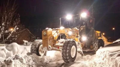 Giresun’un iç ve yüksek kesimlerinde etkisini artıran yoğun kar yağışı