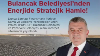 Bulancak Belediye Başkanı Necmi Sıbıç, belediyenin enerji giderlerini sıfıra indirecek