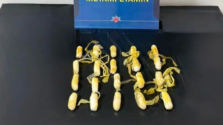 Midesinde uyuşturucu saklayan zanlı tutukland