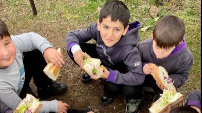Giresun'da öğrencilere balık ekmek ziyafeti