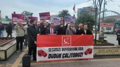 Giresun'da depremzedeler için deprem düdüğü çalındı!