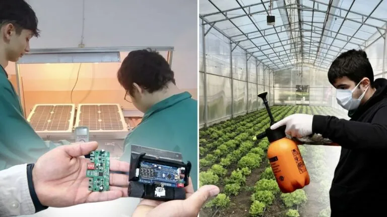 Giresun Bulancak Mesleki ve Teknik Anadolu Lisesi öğrencileri, robot, insansız