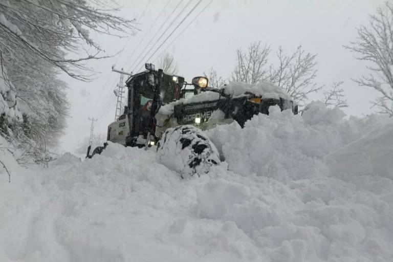 Ordu’da yüksek rakımlı ilçe ve mahalleleri etkisi altına alan yoğun