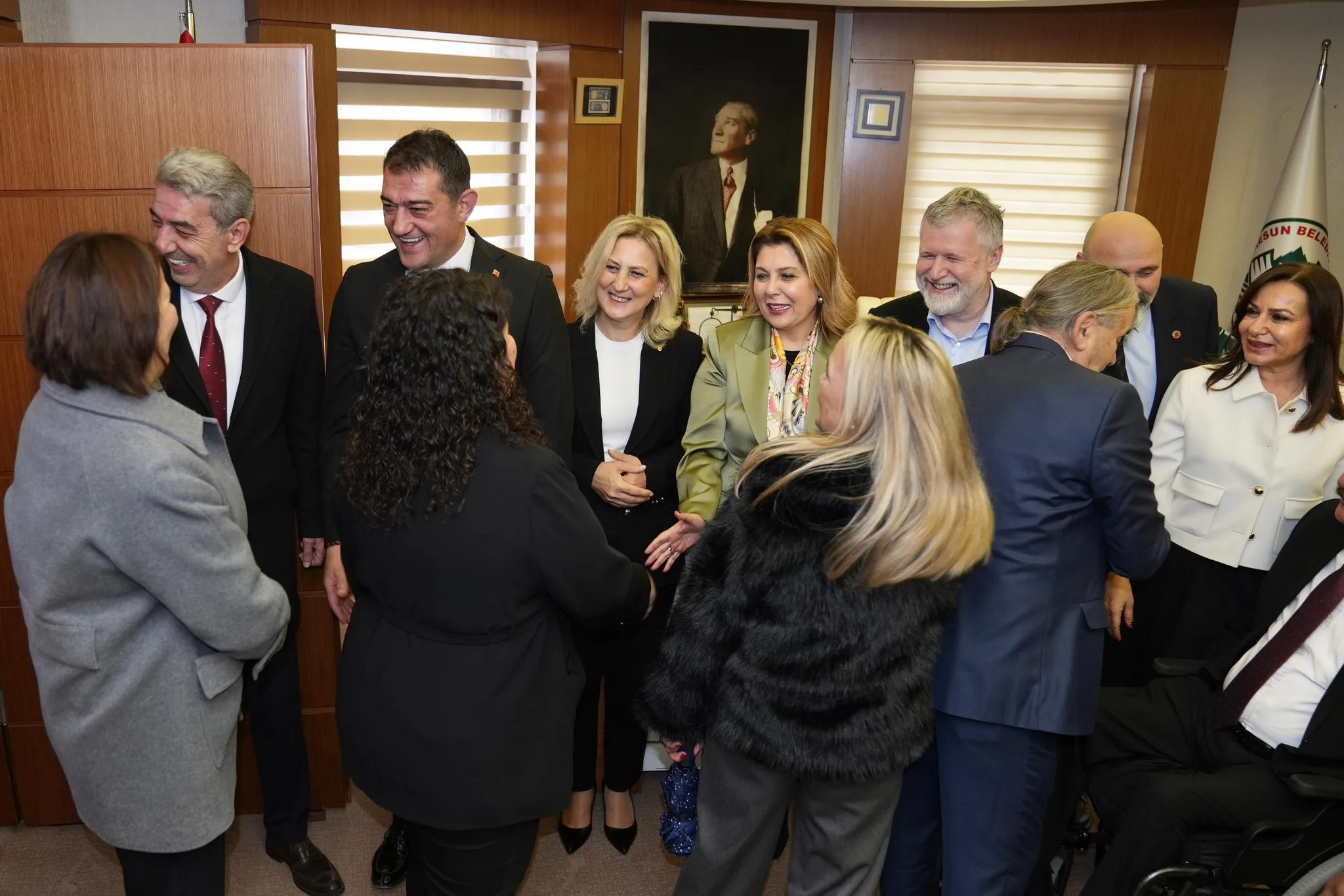 Giresun Belediyesi’nde bayramlaşma programı, Ramazan Bayramı’nın ilk gününde yoğun katılımla