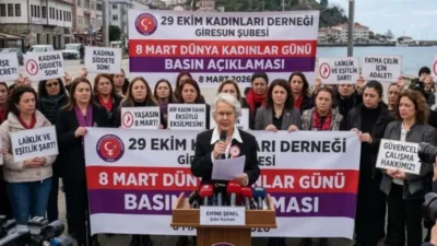 Giresun 29 Ekim Kadınları Derneği Şube Başkanı Emine Şenel, 8