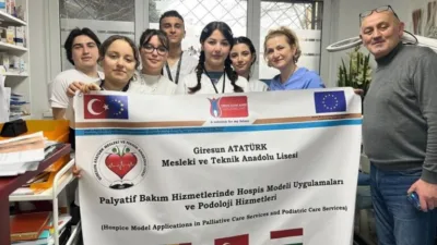 Giresun Atatürk Mesleki ve Teknik Anadolu Lisesi öğrencileri, Erasmus+ kapsamında