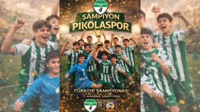 Giresun futbolunun yükselen kulüplerinden Pikolaspor, U-14 kategorisinde Türkiye Şampiyonası 1.