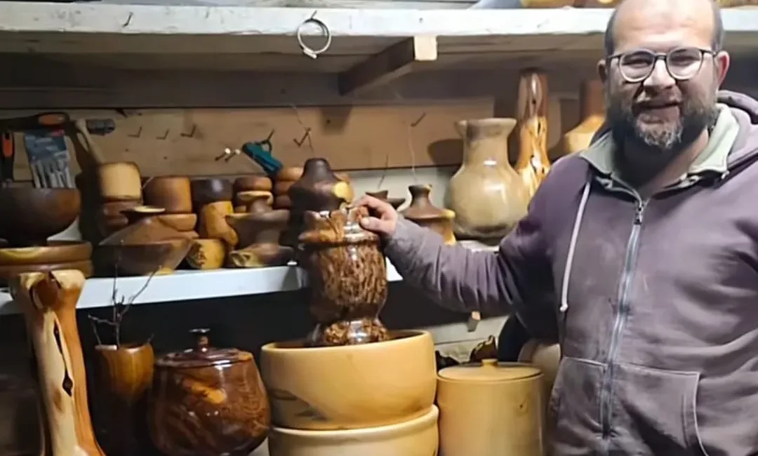 Giresun’un Şebinkarahisar ilçesine bağlı Taşlıca Köyü’nde marangoz ustası Mehmet Gedik’in