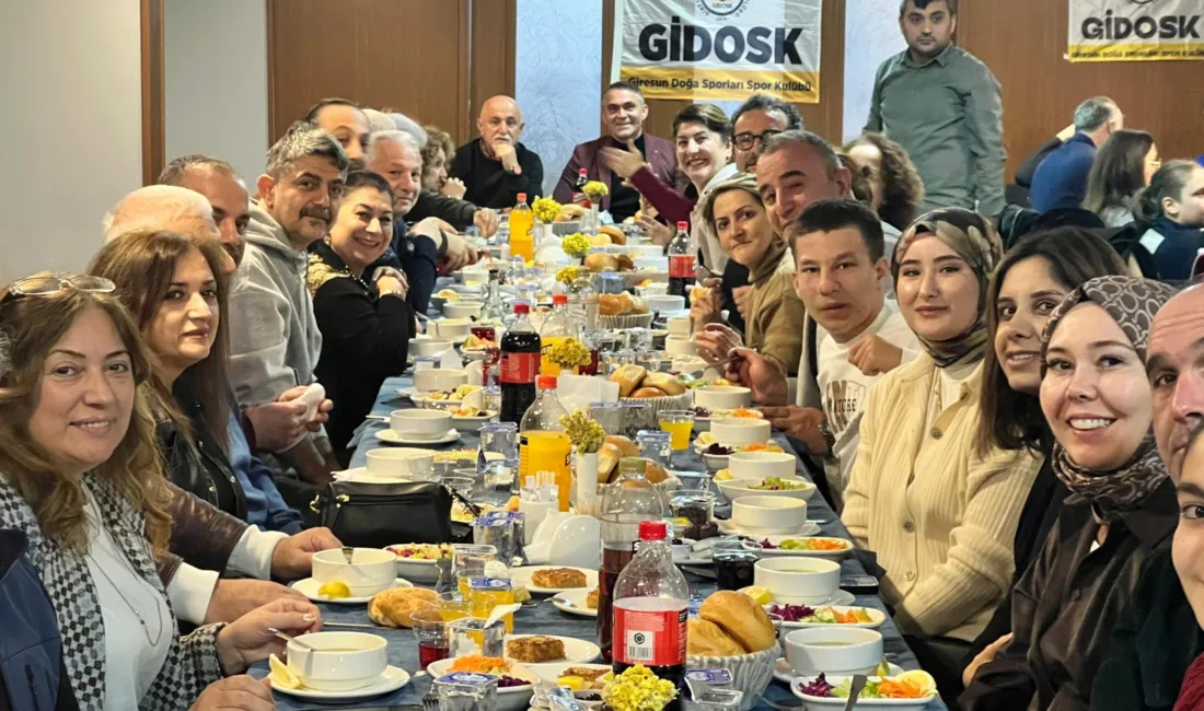 GİDOSK üyeleri iftar programında bir araya geldi. Giresun Dağcılık ve