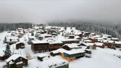 Giresun’un yüksek kesimlerinde hafta sonundan itibaren etkili olan kar yağışı,