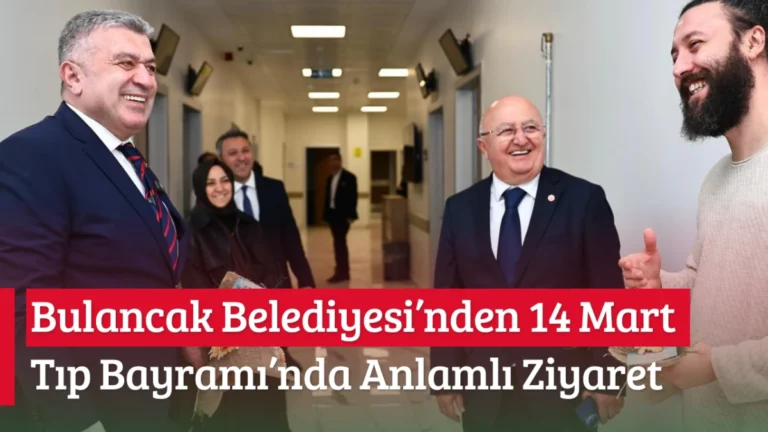 Bulancak Belediye Başkanı Necmi Sıbıç, 14 Mart Tıp Bayramı dolayısıyla