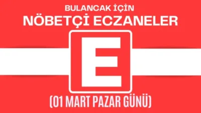 Giresun’un Bulancak ilçesinde 01 Mart Pazar günü hangi eczane nöbetçi?