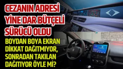 Orijinal ekranlara serbestlik tanınırken, sonradan taktırılan ekranlara yaptırım, düzenleme güvenliğin