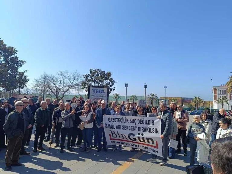 Giresun’da İsmail Arı’nın Tutuklanmasına Tepki!