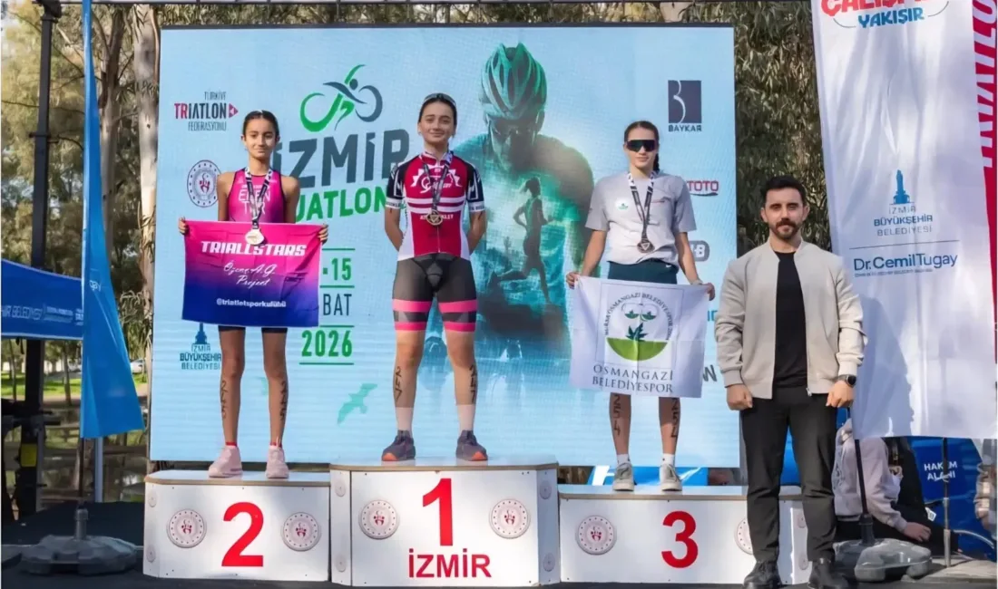 Giresun Ata Bisiklet Spor Kulübü sporcusu Elif Nihan Yavuz, İzmir’de