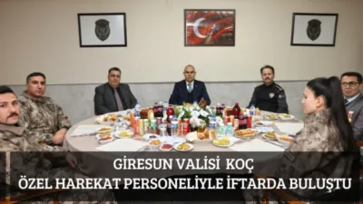 Giresun Valisi Mustafa Koç, Ramazan ayı kapsamında Giresun İl Emniyet