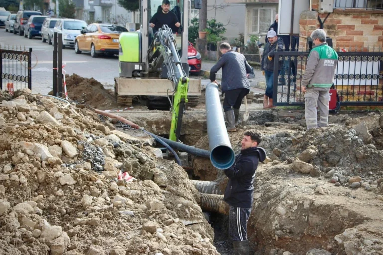 Giresun’da su ve kanalizasyon çalışmaları kapsamında içme suyu ve kanal