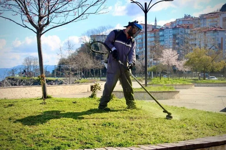 Giresun Belediyesi, kent genelindeki park ve yeşil alanlarda yürüttüğü bakım