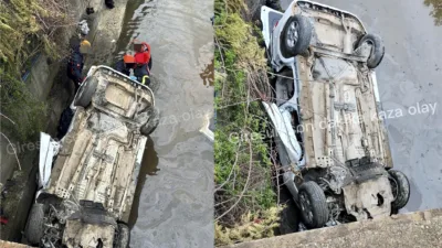 Tirebolu Yılgın mevkii sahil yolunda meydana gelen kazada, bir aracın