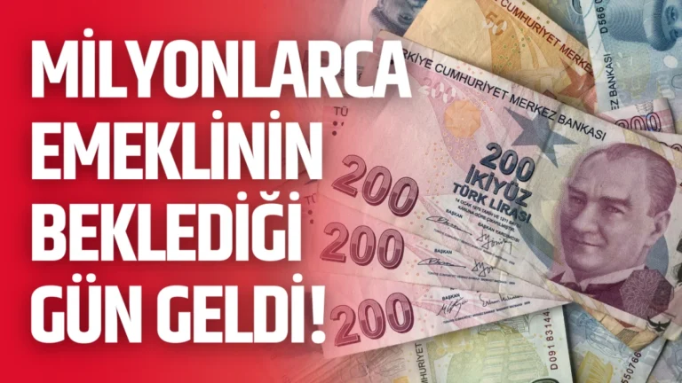Milyonlarca emeklinin merakla beklediği emekli maaşı ve Ramazan Bayramı ikramiyesi