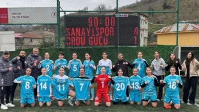 TFF U17 Kızlar Gelişim Ligi’nin 8. haftasında deplasmanda Ordu Gücü ile