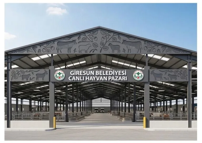Giresun Belediyesi tarafından hayata geçirilen Canlı Hayvan Pazarı Projesi için