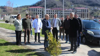 Giresun Eğitim ve Araştırma Hastanesi’nde yapımı süren yeni yoğun bakım