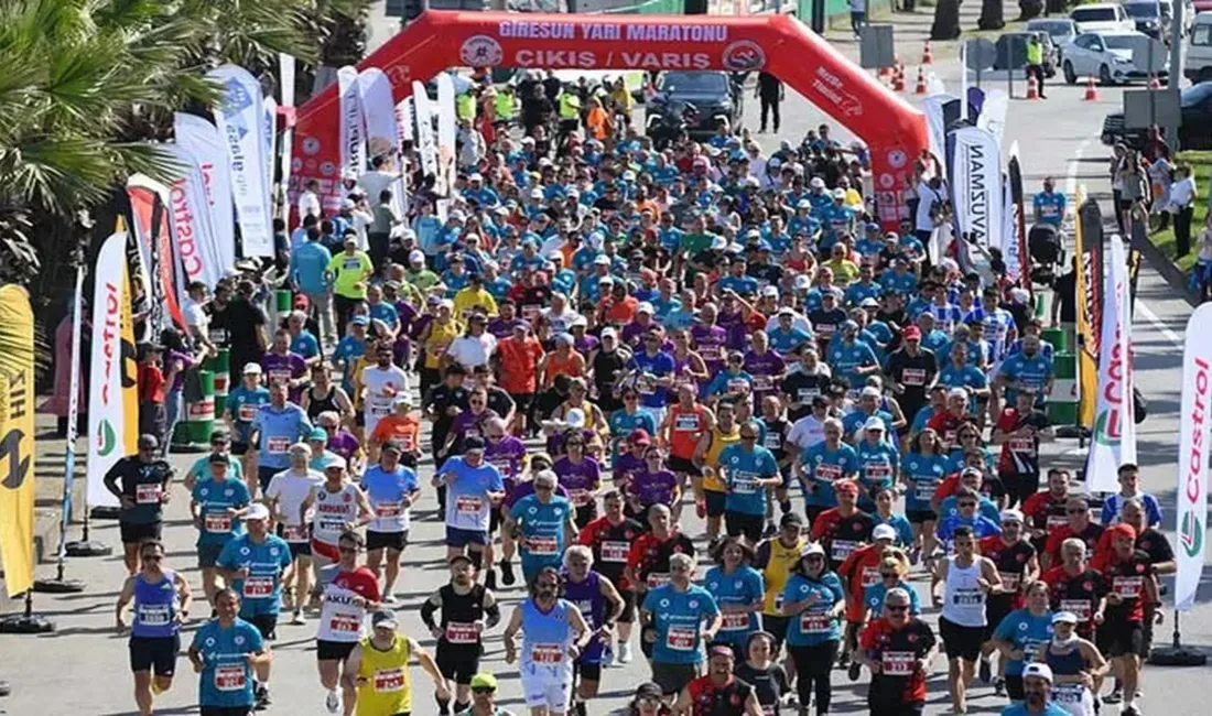 Giresun’da spor tutkunlarının merakla beklediği 9. Giresun Yarı Maratonu için