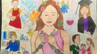 Giresun’daki yarışmada Bulancak Mehmet Akif Ersoy Ortaokulu öğrencileri şiir ve