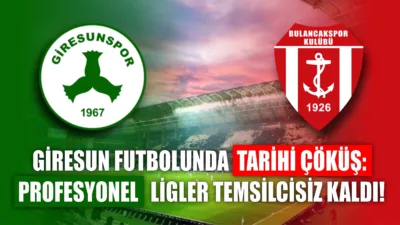 Giresun profesyonel liglerdeki son iki temsilcisini de aynı sezonda kaybetti.