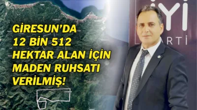 İYİ Parti Bulancak İlçe Başkanı Akif Kacar, Giresun ve ilçelerindeki