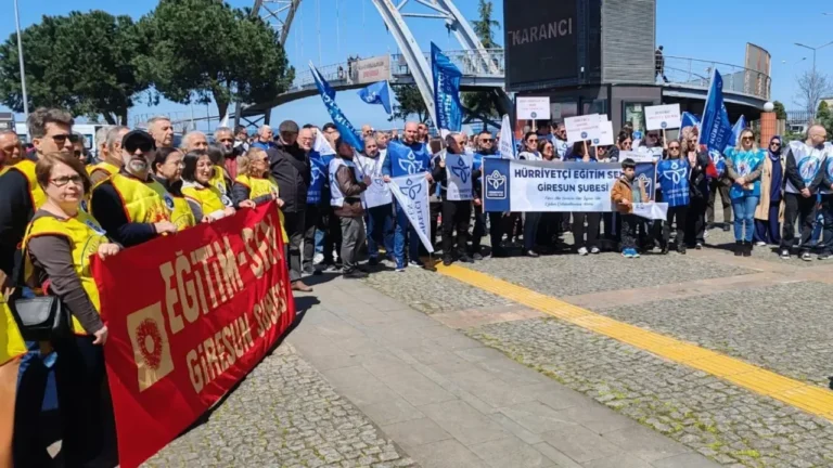 Giresun’da eğitim sendikaları, okul güvenliği konusunda peş peşe yaptıkları açıklamalarla