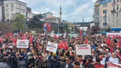 Giresun’un Tirebolu ilçesinde gerçekleştirilen "Büyük Köylü Mitingi", binlerce vatandaşın katılımıyla