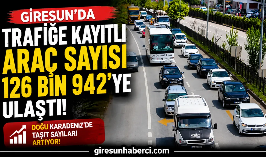 TÜİK’in nisan ayı motorlu kara taşıtları istatistikleri açıklandı. Doğu Karadeniz’de
