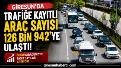 TÜİK’in nisan ayı motorlu kara taşıtları istatistikleri açıklandı. Doğu Karadeniz’de